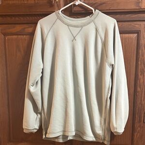 Hollister Light Gray Oversized Fit Top